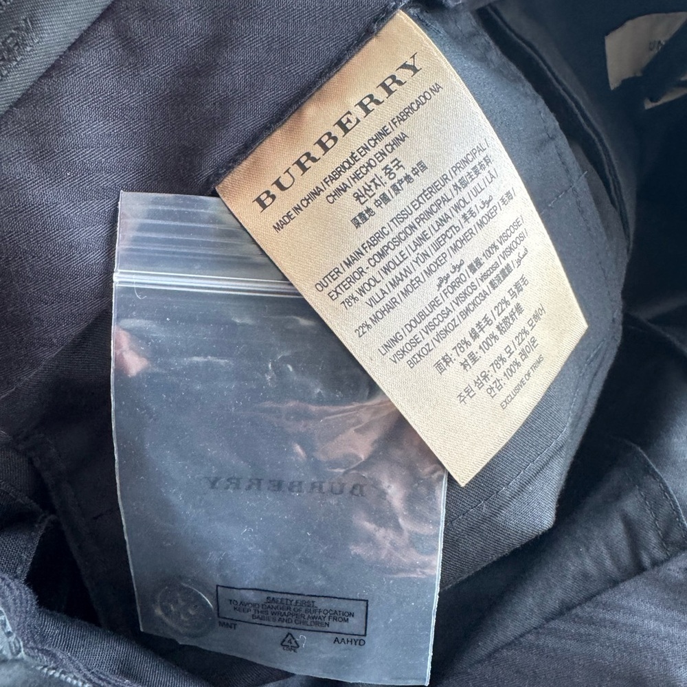 Burberry Uniform Black Dress Pants - Picture 8 of 12